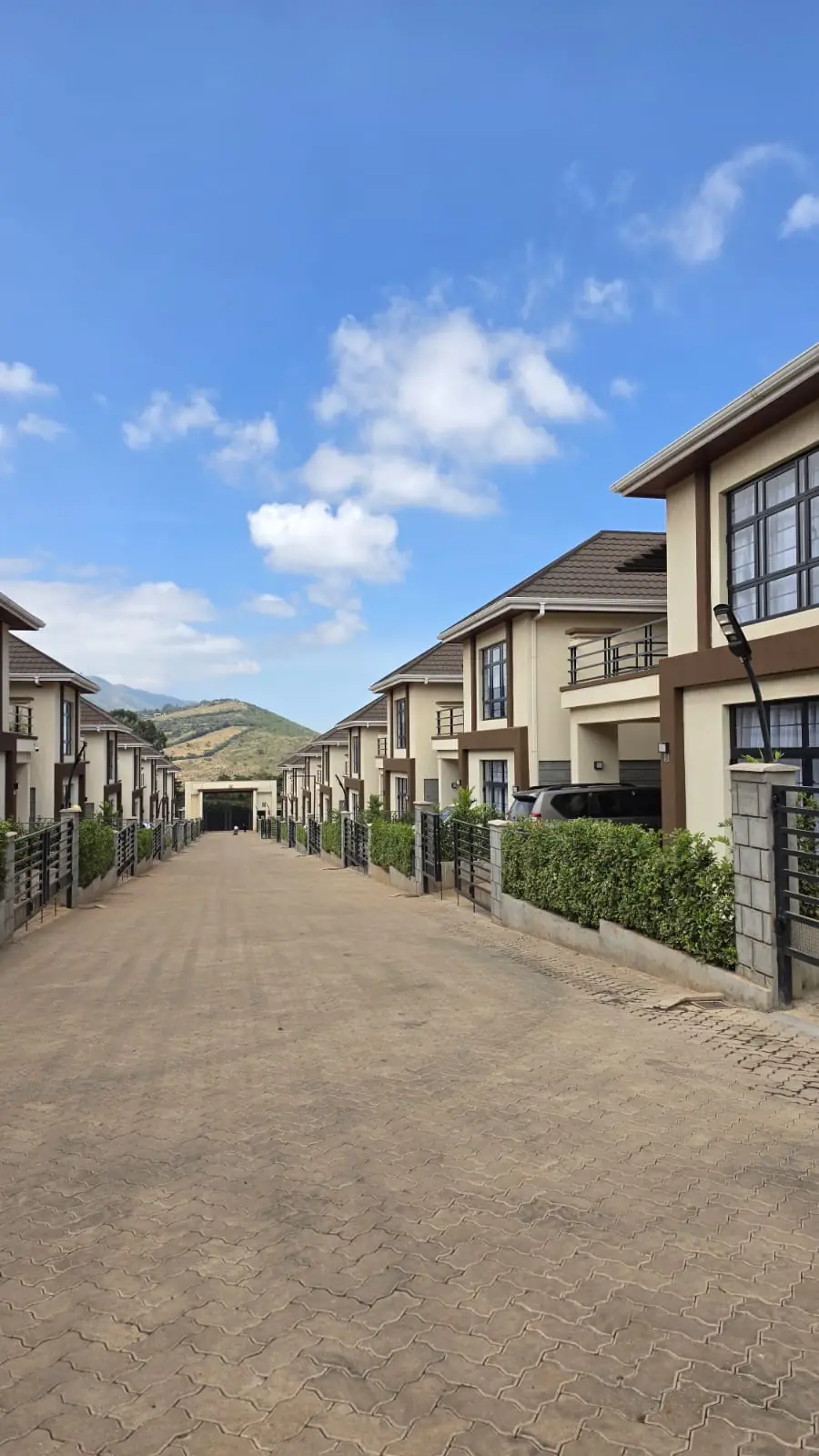 Completed townhouse estate